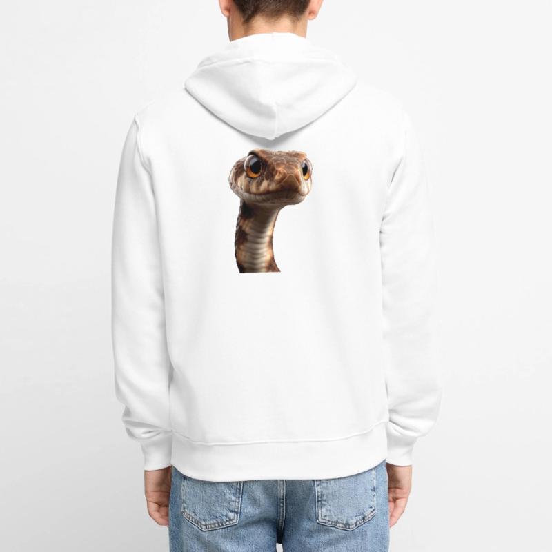 snake, python, cobra, rattlesnake, snakes Unisex Premium Organic Zip Hoodie