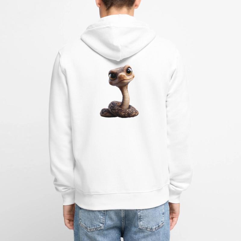 snake, python, cobra, rattlesnake, snakes Unisex Premium Organic Zip Hoodie