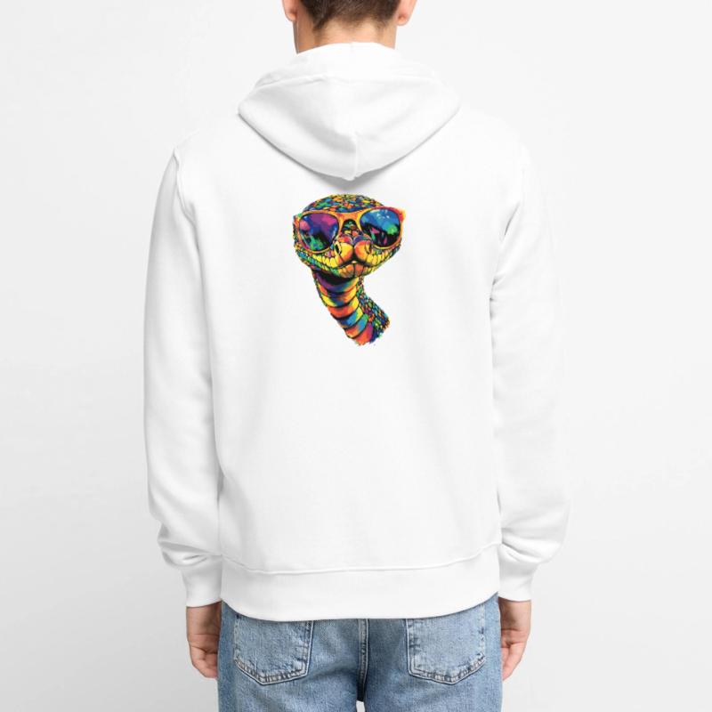 snake, python, cobra, rattlesnake, snakes Unisex Premium Organic Zip Hoodie