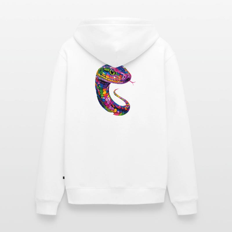 snake, python, cobra, rattlesnake, snakes Unisex Premium Organic Zip Hoodie