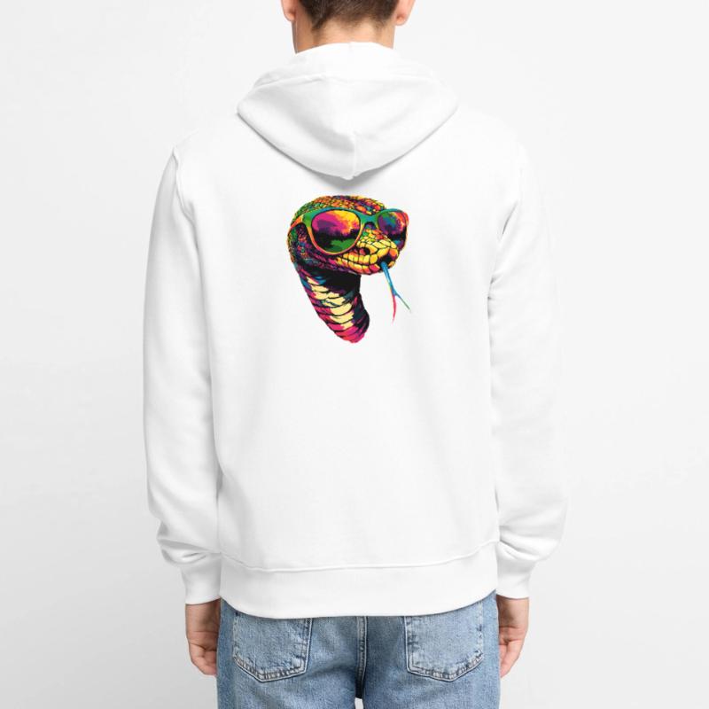 snake, python, cobra, rattlesnake, snakes Unisex Premium Organic Zip Hoodie