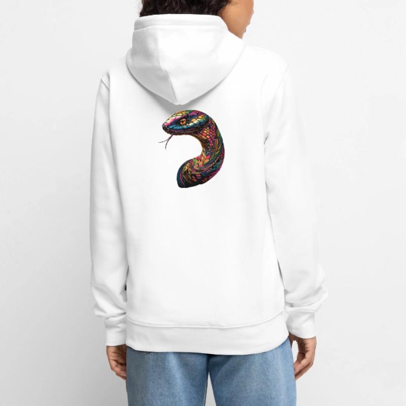 snake, python, cobra, rattlesnake, snakes Unisex Premium Organic Zip Hoodie