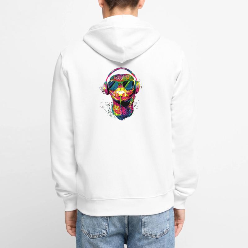 snake, python, cobra, rattlesnake, snakes Unisex Premium Organic Zip Hoodie