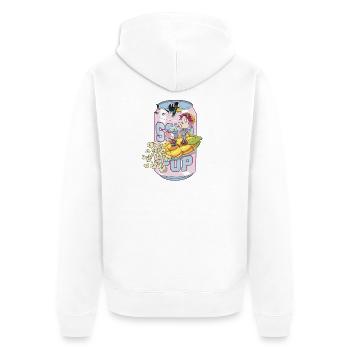 Soda Pop Unicorn - Veste à capuche bio Premium Unisexe - blanc - Dos - Thijin (182cm)
