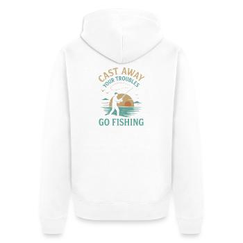 sudo apt-get install coffee - Veste à capuche bio Premium Unisexe - blanc - Dos - Thijin (182cm)