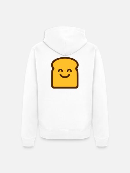 Toast mignon - Veste à capuche bio Premium Unisexe - blanc