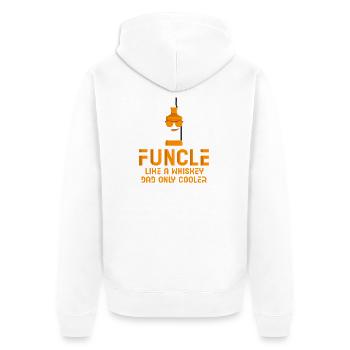 Whiskey Saying Whiskey Drinker Whiskey Lovers - Unisex Premium Organic Zip Hoodie - white - Back - Thijin (182cm)