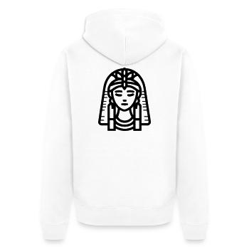 pharaon - Veste à capuche bio Premium Unisexe - blanc - Dos - Thijin (182cm)
