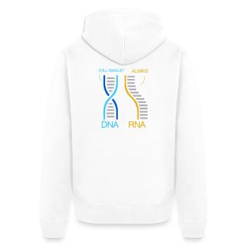 Professeur de biologie Biologiste Biologiste en microbiologie - Veste à capuche bio Premium Unisexe - blanc - Dos - Thijin (182cm)