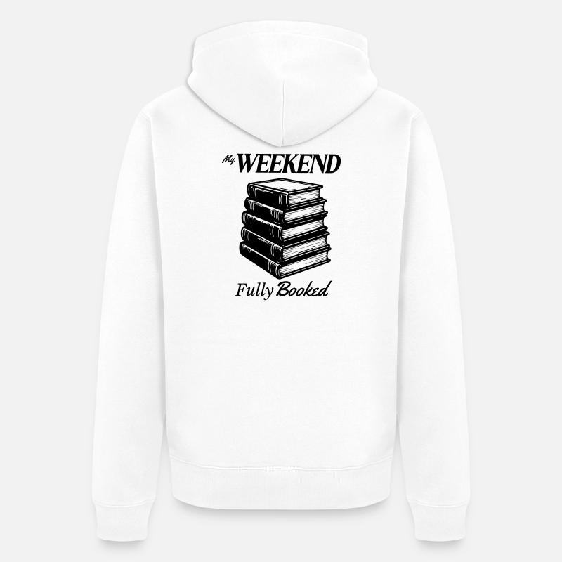 Mon week-end complet - Veste à capuche bio Premium Unisexe - blanc