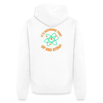 Chimie Chimiste Professeur de chimie - Veste à capuche bio Premium Unisexe - blanc - Dos - Thijin (182cm)