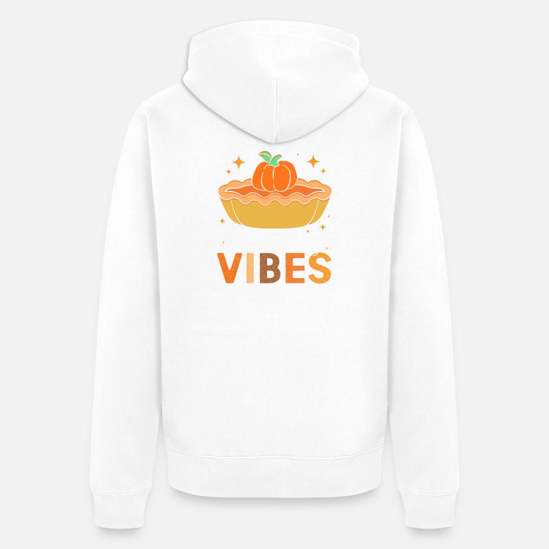 Thanksgiving Mama Mutter Oma Großmutter - Unisex Premium Bio Zip Hoodie - Weiß