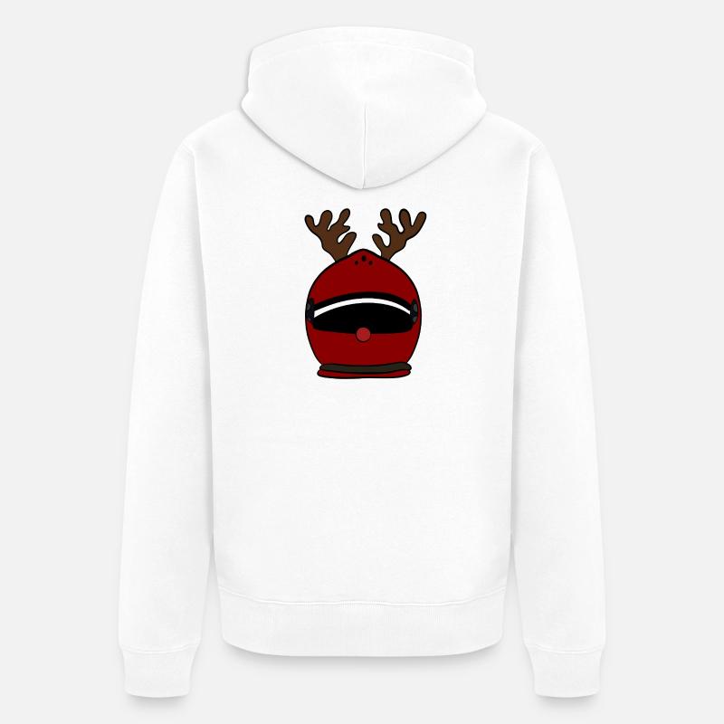 Noël - Veste à capuche bio Premium Unisexe - blanc