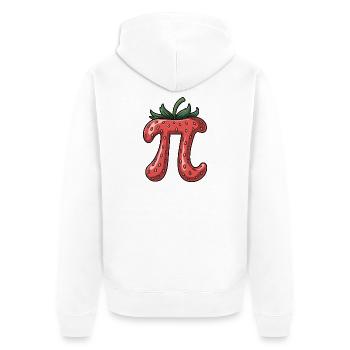 Fraise - Veste à capuche bio Premium Unisexe - blanc - Dos - Thijin (182cm)