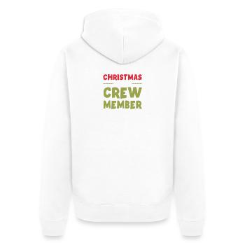 Noël de l’équipage de Weihnachten - Veste à capuche bio Premium Unisexe - blanc - Dos - Thijin (182cm)