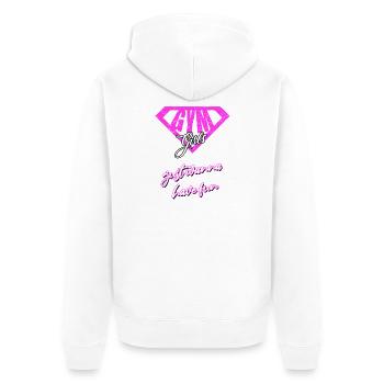 Aptitude - Veste à capuche bio Premium Unisexe - blanc - Dos - Thijin (182cm)