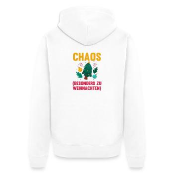 Weihnachtsmann Weihnachtszeit Weihnachts - Unisex Premium Bio Zip Hoodie - Weiß - Hinten - Thijin (182cm)