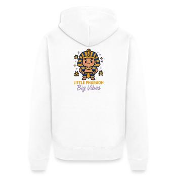 L’archéologie pharaonienne dans l’Égypte ancienne - Veste à capuche bio Premium Unisexe - blanc - Dos - Thijin (182cm)