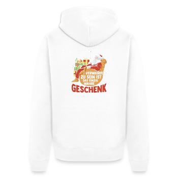 Archery Archery Archery - Unisex Premium Organic Zip Hoodie - white - Back - Thijin (182cm)
