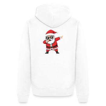 Noël de dessins animés du Père Noël - Veste à capuche bio Premium Unisexe - blanc - Dos - Thijin (182cm)