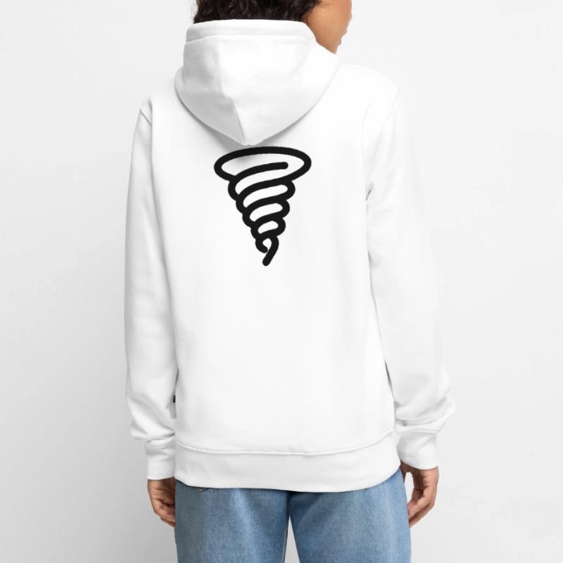 tornado Unisex Premium Organic Zip Hoodie