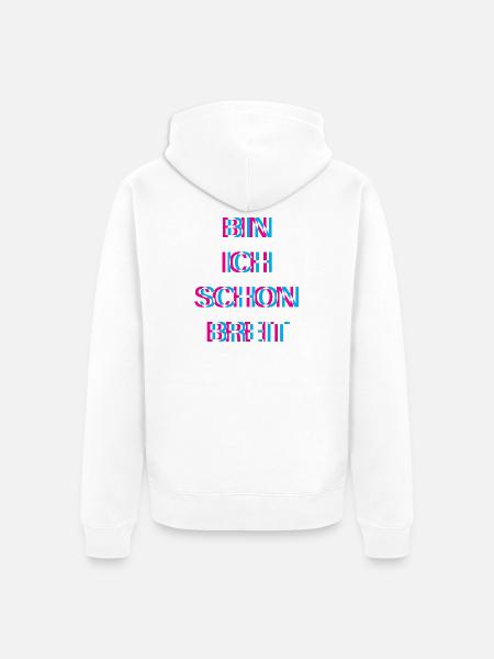 Hardtekk Tekk - Veste à capuche bio Premium Unisexe - blanc