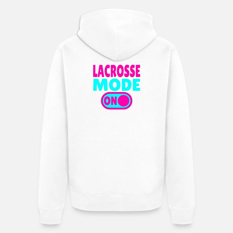 Mode crosse activé - Veste à capuche bio Premium Unisexe - blanc