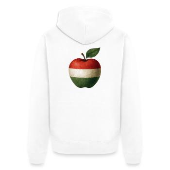 Hongrie - Veste à capuche bio Premium Unisexe - blanc - Dos - Thijin (182cm)