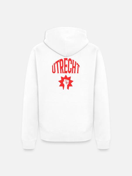 Utrecht - Unisex Premium Bio Zip Hoodie - Weiß