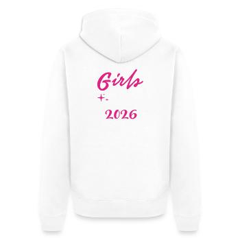 Girl Trip 2026 Gir des filles Strip des filles Strip des filles - Veste à capuche bio Premium Unisexe - blanc - Dos - Thijin (182cm)