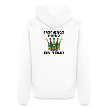 Carnival Prince on Tour – Carnival Costume - Unisex Premium Organic Zip Hoodie - white - Back - Thijin (182cm)