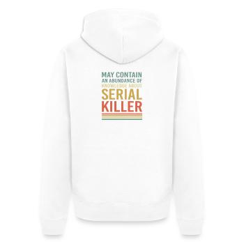 Krimi True Crime - Veste à capuche bio Premium Unisexe - blanc - Dos - Thijin (182cm)