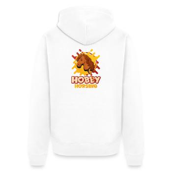 Cheval Pop Art de Cavalerie Hobby - Veste à capuche bio Premium Unisexe - blanc - Dos - Thijin (182cm)