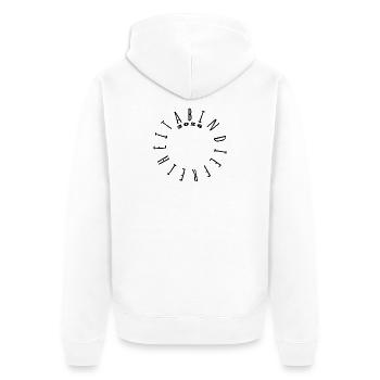 Off to freedom 2026 - Abitur - Matura - Unisex Premium Organic Zip Hoodie - white - Back - Thijin (182cm)