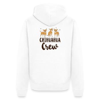 Chihuahua Chihuahueño Chihuahua - Veste à capuche bio Premium Unisexe - blanc - Dos - Thijin (182cm)