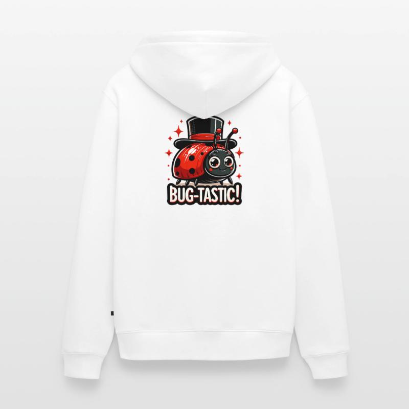 Bug-Tastic: Ladybug Magic Hat Unisex Premium Organic Zip Hoodie