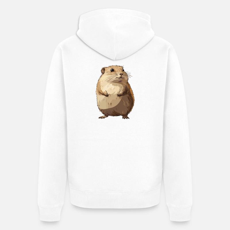 Lemmings Lemming - Veste à capuche bio Premium Unisexe - blanc