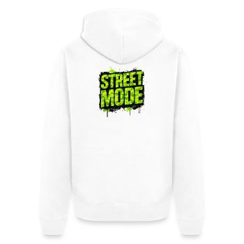 Street Fashion Tuning Car Scene JDM Shirt Sticker - Unisex Premium Organic Zip Hoodie - white - Back - Thijin (182cm)