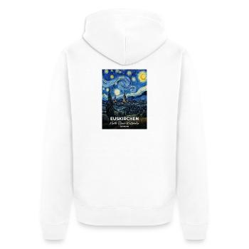 Euskirchen Germany Sternennacht - Unisex Premium Bio Zip Hoodie - Weiß - Hinten - Thijin (182cm)
