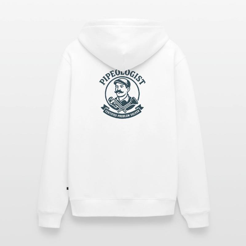 Pipe Expert | Plumber Problem Solver Unisex Premium Organic Zip Hoodie