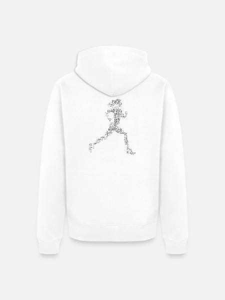 Geschenkidee für eine Running mit Running - Unisex Premium Bio Zip Hoodie - Weiß
