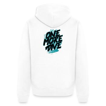 Tauchen - Encore une plongée - Streetwear pour plongeurs sous-marins - Veste à capuche bio Premium Unisexe - blanc - Dos - Thijin (182cm)
