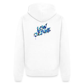 Car Tuning Spruch Low Culture Camouflage - Unisex Premium Organic Zip Hoodie - white - Back - Thijin (182cm)