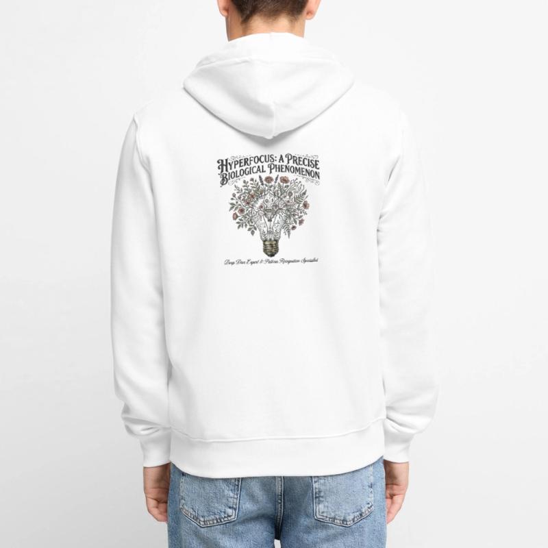 ADHD Hyperfocus - Pattern Recognition Specialist Unisex Premium Organic Zip Hoodie