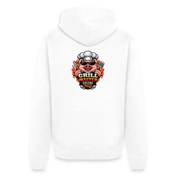 Grill Master Deluxe Barbecue Chef - Veste à capuche bio Premium Unisexe - blanc - Dos - Thijin (182cm)