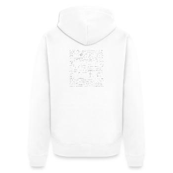 13 Geburtstag Mathe Mathematik Teenager Jugendlich - Unisex Premium Bio Zip Hoodie - Weiß - Hinten - Thijin (182cm)