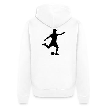 Football - Veste à capuche bio Premium Unisexe - blanc - Dos - Thijin (182cm)