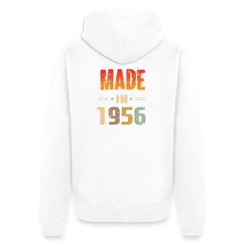 grandpere Édition Limitée Humour Anniversaire  70 - Veste à capuche bio Premium Unisexe - blanc - Dos - Thijin (182cm)