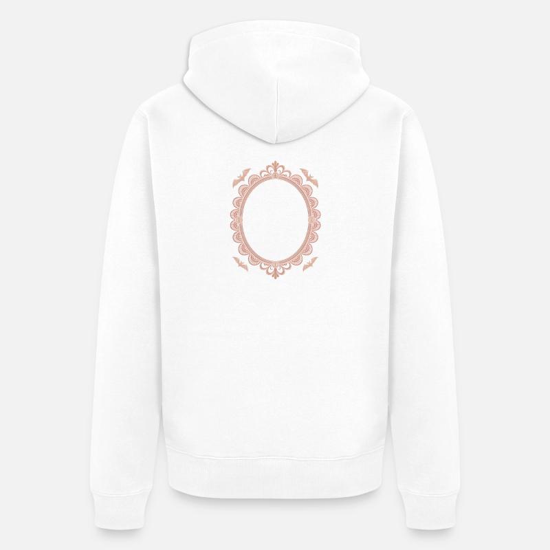 Pâle est mon esthétique - Veste à capuche bio Premium Unisexe - blanc