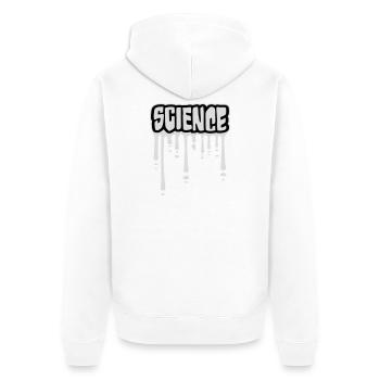 Science Science Statement Nerd Education Saying - Unisex Premium Organic Zip Hoodie - white - Back - Thijin (182cm)